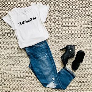 Alternative “Feminist AF” Tee